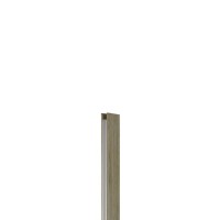 61 Inch Wood Floor Lamp Dimming Led Column, Brown