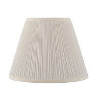 Aspen Creative 33055 Hardback Empire Transitional Spider Lamp Shade Mushroom Pleated Offwhite 7 Top X 13 Bottom X 10 S