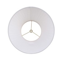 Aspen Creative 33055 Hardback Empire Transitional Spider Lamp Shade Mushroom Pleated Offwhite 7 Top X 13 Bottom X 10 S