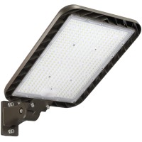 Demilare 300W Led Parking Lot Light Quick Installation Adjustable Arm Mount Shoebox Light 5000K 45000Lm Dusk To Dawn Light 100