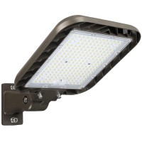 Demilare Led Parking Lot Light 150W Adjustable Arm Mount 22500Lm Quick Installation Dusk To Dawn Street Area Lighting 5000K Ip