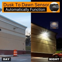 Demilare Led Parking Lot Light 150W Adjustable Arm Mount 22500Lm Quick Installation Dusk To Dawn Street Area Lighting 5000K Ip