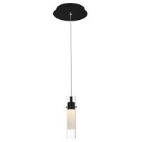 Olinda Led Integrated Black Mini Pendant