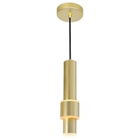 Lena Led Integrated Mini Pendant With Satin Gold Finish