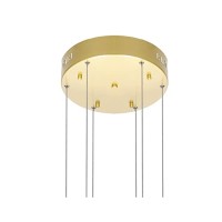 Millipede 32 In Led Satin Gold Chandelier