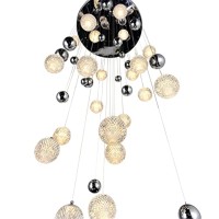 Siena 23 Light Chrome Chandelier