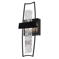 Guadiana 5 In Led Black Wall Sconce