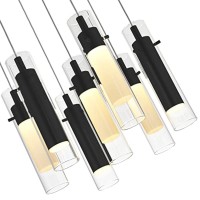 Olinda Led Integrated Black Chandelier