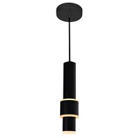 Lena Led Integrated Mini Pendant With Black Finish