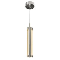 Neva 3 In Led Integrated Satin Nickel Chandelier