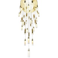 Olinda Led Integrated Satin Gold Chandelier