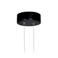 Pulley 10 In Led Black Mini Pendant