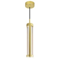 Neva 3 In Led Integrated Satin Gold Chandelier