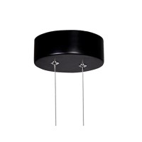 Pulley 12 In Led Black Mini Pendant