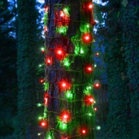 Dazzle Bright Red And Green Christmas String Lights, 300 Led 100 Ft Connectable Waterproof String Lights Green Wire With 8 Modes, Xmas Vintage Decorations For Indoor Outdoor Party Yard Garden Decor