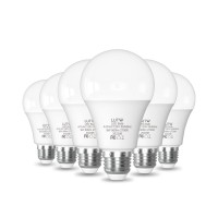 Lutw Led Light Bulbs 60 Watts Equivalent, 900 Lumen Standard Led Bulb, 9W E26 Base Warm White 2700K Non-Dimmable, Perfect For Bedroom And Living Room Lighting, 6 Pack