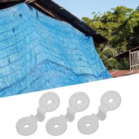 Topincn 20Pcs Sun Shade Net Clip, Round Shade Cloth Clips Shade Netting Fabric Accessories For Sun Shade Greenhouse Outdoor Garden