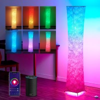 Chiphy Floor Lamp, Rgb Color Changing Floor Lamps, App Control Work With Alexa, 61