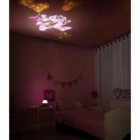 Idea Nuova Disney Minnie Mouse Scene Projection Kids Lamp And Nightlight