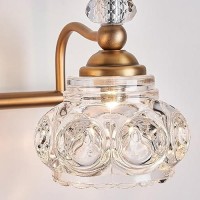 Djfhko Brass Bathroom Light Fixture Vintage 2 Light Vanity Lighting