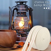 39 Feet 2 Rolls Cotton Oil Lamp Wick 45 Inch Replacement Oil Lanterns Wick For Oil Lamps And Oil Burners