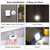 Bestendony Rechargeable Motion Sensor Lights Indoor Stair Lights Motion Activation Night Lights Wireless Stick On Motion Detecti