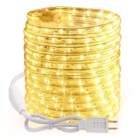 Afirst Led Rope Lights Outdoor 30Ft - Warm White Fairy Lights Connectable Ip65 Waterproof Outdoor Strip Lights For Home Decor, Garden, Bedroom, Patio, Christmas Decoration