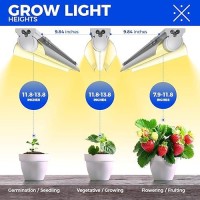 Barrina Grow Lights 3Ft Full Spectrum Plant Light 180W6 X 30W 1000W Equivalent T8 Growing Lamp Fixture Led Grow Light Str