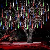 Aokudoni Christmas Lights 16 Inch 40 Cm Meteor Shower Rain Lights Christmas Decorations Outdoor Yard Christmas Lights Outdoo