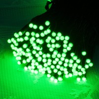 Dazzle Bright Green St. Patrick'S Day String Lights, 200 Led 66Ft High Brightness Connectable Fairy String Lights, 8 Modes Waterproof Outdoor Christmas Decorations For Indoor Xmas Party Wedding Decor