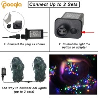 21Ft X 5Ft 360 Led Colorful Christmas Net Lights 8 Modes Connectable Outdoor String Lights For Yard Garden Party Decor