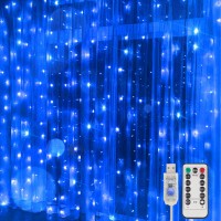 Suddus Curtain Lights For Bedroom 200 Led Hanging String Lights Outdoor Waterproof Fairy Curtain Lights For Backdrop Window