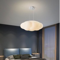 Dunmw Led Cloud Pendant Light Ceiling Lamp Chandelier Children'S Room Ceiling Lamp, For Bedroom, Living Room, Boys Or Girls Room, 48W, Stepless Dimmable, 17.8 Inches