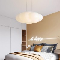 Dunmw Led Cloud Pendant Light Ceiling Lamp Chandelier Children'S Room Ceiling Lamp, For Bedroom, Living Room, Boys Or Girls Room, 48W, Stepless Dimmable, 17.8 Inches