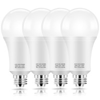 Ledera 150 Watt Led Bulb, Energy Saving 23W Daylight Bulb 5000K, 2500 Lumens Super Bright 150W-200W A21 Led Bulb, No-Flikcer, E26 Medium Base, For Home Office Mall Factory, Non-Dimmable