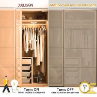 Jullison 4 Inch Field Selectable 5Cct Led Motion Sensor Ceiling Light 120V Wired Closet Light 10 Watts 600Lm Cri80 Nondim