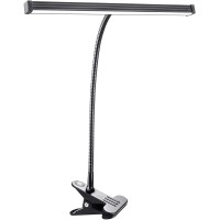 Led Desk Lamp With Clamp, Celyst Music Stand Light With Flexible Gooseneck, 3 Color Modes & 10 Brightness Levels Clip Lamp, 5W Clamp Light For Piano, Bed, Headboard, Drafting Table, Video Conferencing