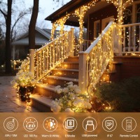 Led Fairy Lights Usb Plug In, 33 Ft 100 Led Twinkle Lights With Remote And Timer, Fairy String Lights For Christmas Party Indoor, Warm White