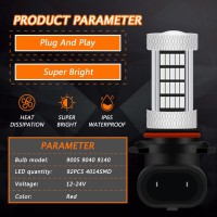 Features1 Builtin Intelligent IC driver and aviation aluminum material for best cooling and longer lifespan2 Shakeproof and Long lasting up to 50000 Hours3 Plug n Play technology4 Used for upgrading stock dim halogen incandescent fog light or DRL daytime 