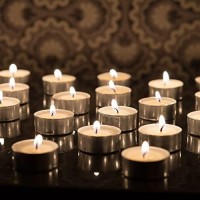 Pomp Glow Tealights 50 Pack White Unscented Decorative Tea Light Candles That Will Light Up Your Home Wedding Dinner Any