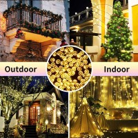 Quwin Led Outdoor Christmas String Lights, 344Ft 1000 Led Ul Certified 8 Lighting Modes, Indoor & Outside Waterproof Fairy Light For Christmas Tree, Patio, Holidays, Party