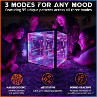 The Hyperspace Lighting Company Hypercube Infinity Cube Led Light 15Inch Sound Reactive Table Desktop Lamp Cool Creative