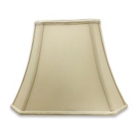 Royal Designs Inc Rectangle Cut Designer Bell Shade Spider Fitter Beige 8 X 14 X 106 Dso6814Bg