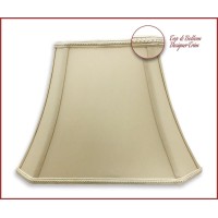 Royal Designs Inc Rectangle Cut Designer Bell Shade Spider Fitter Beige 8 X 14 X 106 Dso6814Bg