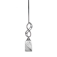 Jazz Mini Pendant With Hang Straight Swivel Shown In Chrome Finish With 4