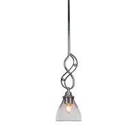 Jazz Mini Pendant With Hang Straight Swivel Shown In Chrome Finish With 6