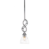 Jazz Mini Pendant With Hang Straight Swivel Shown In Chrome Finish With 6.25