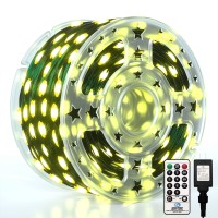 Christmas String Lights Outdoor, 1000 Led 344Ft With Remote, Easy Shaping Waterproof Plug In Indoor White Fairy Lights, 8 Twinkling Modes With Timer For Bedroom Xmas Tree Holiday House Party Decor