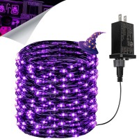 Bhclight 66Ft 200 Led Fairy Lights, 8 Modes Waterproof String Lights Outdoor Lights Bedroom Decor, Twinkle Lights For Garden Girl'S Room Halloween Christmas Wedding Party(Purple)