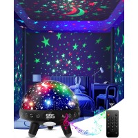 Kids Night Light Projector With Musicbaby Night Light Star Projector With Remote Timerbaby Sensory Lights Toys For Kidssoun